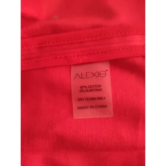 Alexis Kelsi cocktail party red mini dress bows bouffant girly feminine ties - Picture 10 of 10